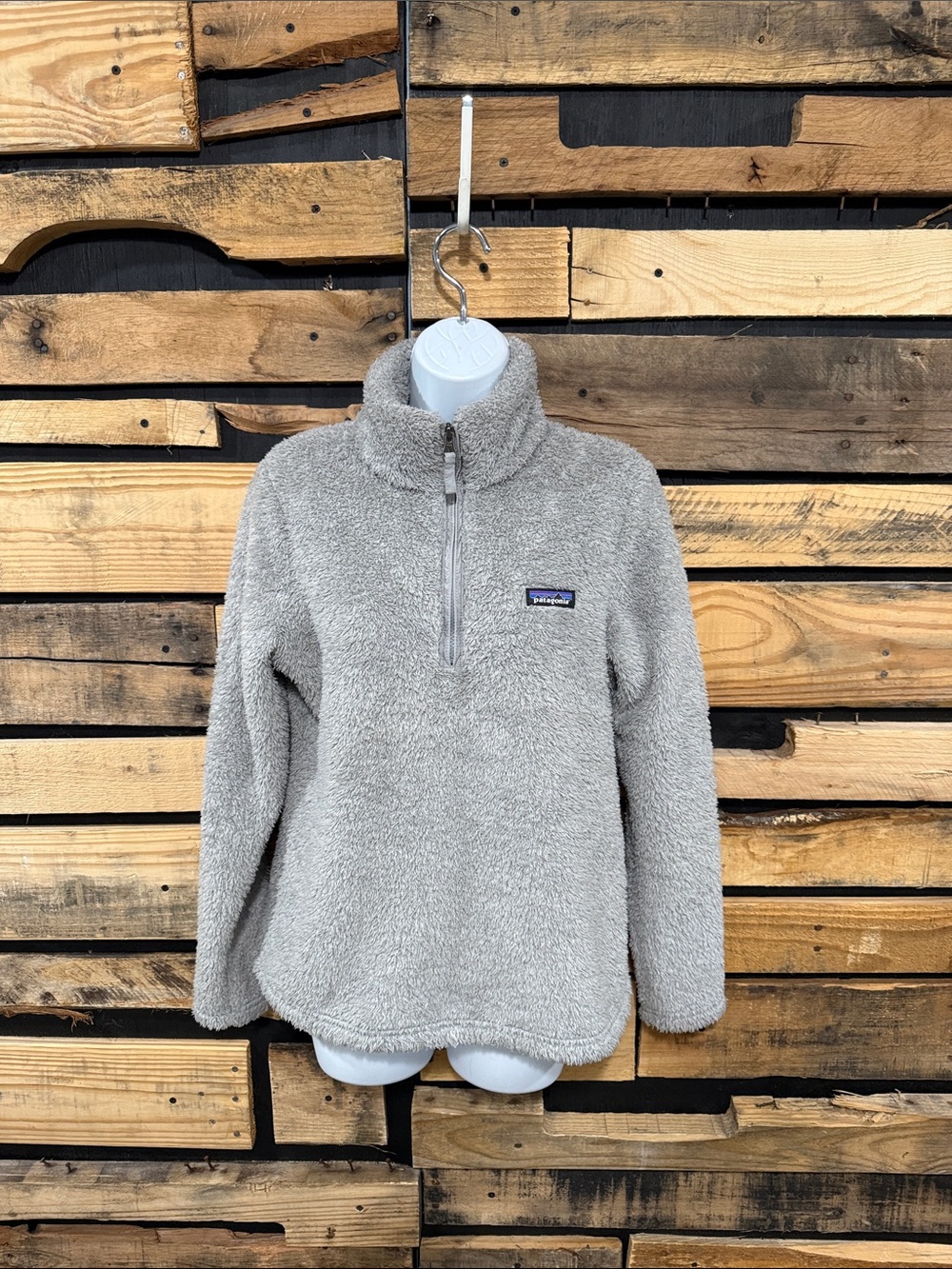 Patagonia Women's Los‎ Gatos 1/4-
Zip Fleece Grey Size Small